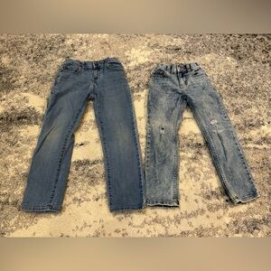 Girls size 6 straight leg jeans